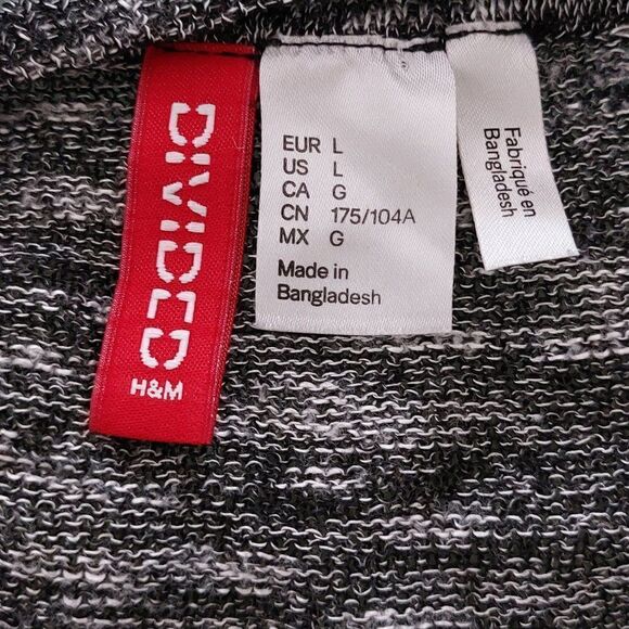 (3/$15) Divided H&M Gray Scoopneck Sweater Top - Picture 4 of 5